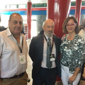 Representantes de Ciutadans Lleida visitan la Fruit Attraction de Madrid para apoyar al sector frutícola de Ponent presente en la Feria