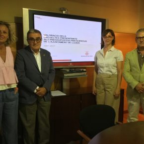 Ángeles Ribes: “Estamos muy satisfechos de la buena acogida que han tenido los Presupuestos Participativos entre los vecinos de Lleida”