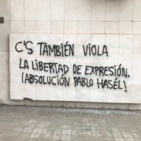 Ciudadanos denuncia un nuevo ataque con pintadas en su sede de Lleida y condena cualquier tipo de violencia y coacción