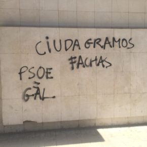 Ciutadans denuncia un nuevo episodio de pintadas en la sede de Lleida